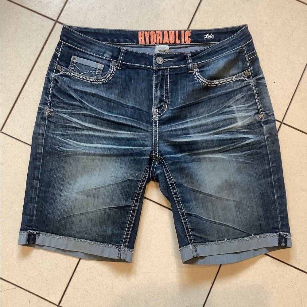 Hydraulic Lola Bermuda Jean Shorts 16W